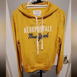 Aeropostale Mustard Yellow Hoodie, XL